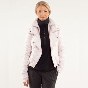 lululemon Pedal Power Jacket • Wind + Water Resistant Size 4 Rare & Down Filled